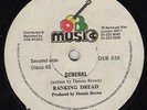 RANKING DREAD - GENERAL / DENNIS BROWN - DON'T WANNA BE NO GENERAL