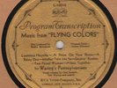 c 33 RPM Waring's Pennsylvanians RCA Victor Program Transcription L-16016 in E-