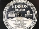  PICCADILLY PLAYERS - ‘BABY DOLL’ ELECTRIC EDISON DIAMOND DISC 78 HOT TRUMPET