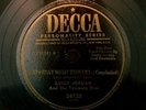 Louis Jordan Tympany Five 78 Saturday Night Fish Fry Pt 1 Pt 2 Decca 24725 exc
