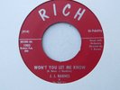 J.J BARNES   WON'T YOU LET ME KNOW - (ACE DISTRIBUTED) R&B