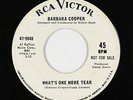 Northern Soul 45 - Barbara Cooper - What's One More Tear - RCA Victor - mp3