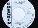 R&B Rocker 45 BO DIDDLEY She's Alright CHECKER promo HEAR
