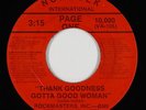 Modern Soul Funk 45 - Page One - Thank Goodness Gotta Good Woman - Norfolk - VG+