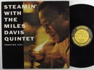 MILES DAVIS QUINTET Steamin' With PRESTIGE LP VG++/NM mono
