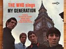 The Who Sings My Generation – Debut British Invasion-R&B Soul Vinyl LP