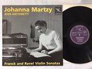 Johanna Martzy, Antoniett- Franck Ravel Violin Sonatas UK Coup D'Archet 001 LP