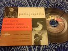 Original french ep PARIS JAZZ TRIO LAFITTE/GARROS/ARVANITAS/columbia 1201