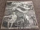 Grinder Wickford's So Boring Rare Red Vinyl UK Punk 7