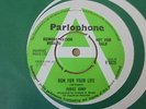 Judas Jump - Run For Your Life 1970 UK 45 PARLOPHONE DEMO EX
