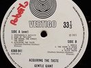 GENTLE GIANT - ACQUIRING THE TASTE-LP  1°PRESS UK 1971- SWIRL VERTIGO 6360 041