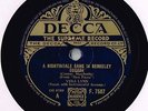 WW2 CLASSIC VERA LYNN - A NIGHTINGALE SANG IN BERKELEY SQUARE - EX CONDITION