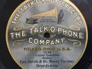 78rpm TALK-O-PHONE Disc Record #1729, Very Early Disc G+