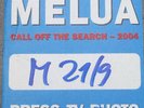 Katie Melua - Call Off The Search 2004 - Konzert-Pass Press Aufkleber - Sammler