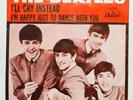 THE BEATLES I'll Cry Instead 45 Vinyl Capitol 5234 PICTURE SLEEVE VG+ H-504