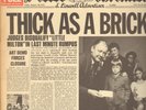 JETHRO TULL-LP-THICK AS A BRICK- ORG.CHRYSALIS CHR 1003-UK-1972-NEWSPAPER