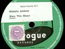 MAHALIA JACKSON -QUEEN OF GOSPEL- Bless this house / The Lord's... 78rpm  S9540