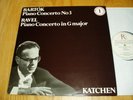 *AUDIOPHILE* LINN RECUT REC 01 BARTOK / RAVEL PIANO CONCERTO *JULIUS KATCHEN* NM