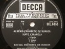 DECCA SXL 6355 UK - Albeniz - Fruhbeck De Burgos - Suite Espanola