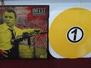 INFEST No Man's Slave LP Yellow Vinyl #45/50 Screened Sinatra/Hitler Cover Deep6