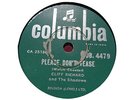 CLIFF RICHARD - Please Don't Tease / Where Is My Heart 78 rpm disc (INDIAN 1960)