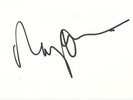 Ray Davies - The Kinks - Singer/Songwriter - In Person Signed White Card.