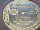 ANDREWS SISTERS * ONE MEAT BALL / RUM AND COCA COLA  *EX