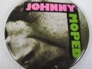 Johnny Moped Original Vintage 1970s 64mm Bin Lid Badge Pin Button Punk