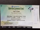The Cure - Hyde Park London 7 July - British Summer Time - Primary entry ticket
