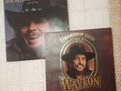 SET OF 2 VINYL LP WAYLON JENNINGS and HANK WILLIAMS JR GREATEST HITS