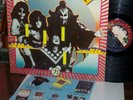 Kiss: Hotter Than Hell LP blue, smoking man label. w/ insert