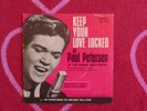PAUL PETERSEN Keep Your Love Locked 45 rpm PICTURE SLEEVE ONLY Colpix 1962