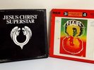 Jesus Christ Superstar + Hair Rock Musicals 4 Track 3 3/4 IPS Reel to Reel Tapes