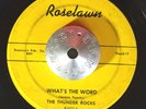ROCKABILLY SURF 45 - THE THUNDER ROCKS - WHAT'S THE WORD /JOHNNY SAX HEAR
