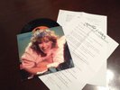 AGNETHA FALTSKOG *THE HEAT IS ON* 7'' 1983 WITH PRESS RELEASE EXC