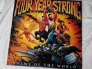 Four Year Strong - Enemy of the World Clear Orange Hot Topic EXCLUSIVE