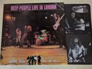 DEEP PURPLE LP LIVE IN LONDON HARVEST SHSP 4124 INNER black silver label