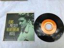 ELVIS RECORD 45 EPA 821 HEART BREAK HOTEL ORANGE LABEL