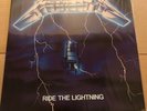 Metallica Ride the Lightning LP, 1989, Reproduction, Vertigo 838 140-1 (Sealed)
