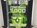 Wayne Static and Powerman 5000 American Head Charge Tour 2014 Itinerary Book