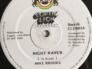 MIKE BROOKS Night Raver CHA BROWN COPTIC LION CLD003 1983 Reggae VINYL 12” EX