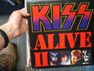 Kiss Alive II 2 lp record set PROMO promotional labels stamped book form 1977 og