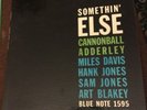 Cannonball Adderley - Somethin' Else LP - Blue Note Mono DG RVG Ear 47 W 63rd