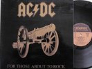 AC/DC FOR THOSE ABOUT TO ROCK SPAIN REVERSE ALTERNATE COVER ATLANTIC 1981 RARE