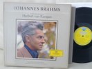 DGG ED1 SKL 133/139 Karajan BPO Brahms Symphony Cycle NM 7 LP box set TULIP 1964