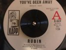 Rare Classic Northern Soul 45 - Rubin - You've Been Away -NM- Kapp promo - K-869