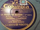 HENRI RABAUD LA PROCESSION NOCTURNE ORCHESTRE SYMPHONIQUE COLUMBIA D15078 & 79