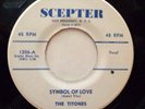 TITONES 45 Symbol of love / The movies SCEPTER VG++ DJ  Doowop Kz324