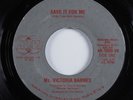 70s Soul 45 MS. VICTORIA BARNES Never Too Late AIM VG++ HEAR