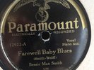 BESSIE MAE SMITH & WESLEY WALLACE PARAMOUNT 12922 BLUES 78 RPM V/V+